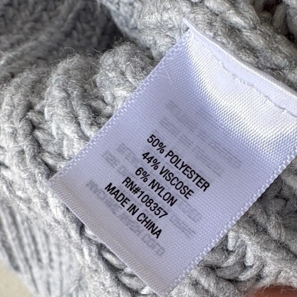Worthington Women's Light Gray Cardigan Sweater